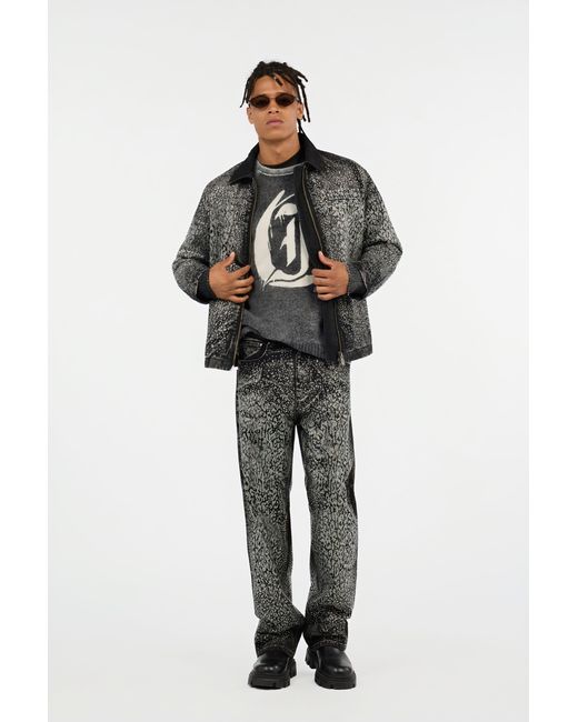 Roberto Cavalli Black Washed Sweater for men
