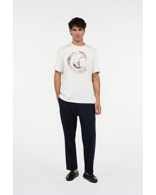 Roberto Cavalli Blue Soft Trousers for men