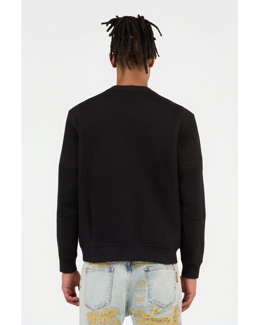 Roberto Cavalli Black Just Cavalli Logo Sweatshirt for men