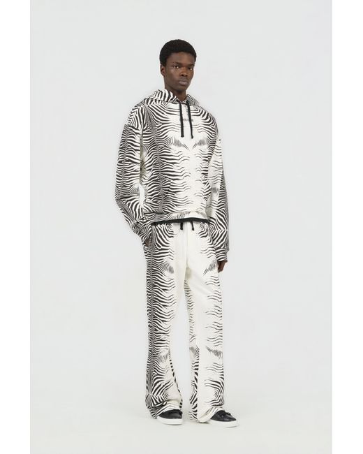 Roberto Cavalli Multicolor Zebra Print Sweatshirt for men