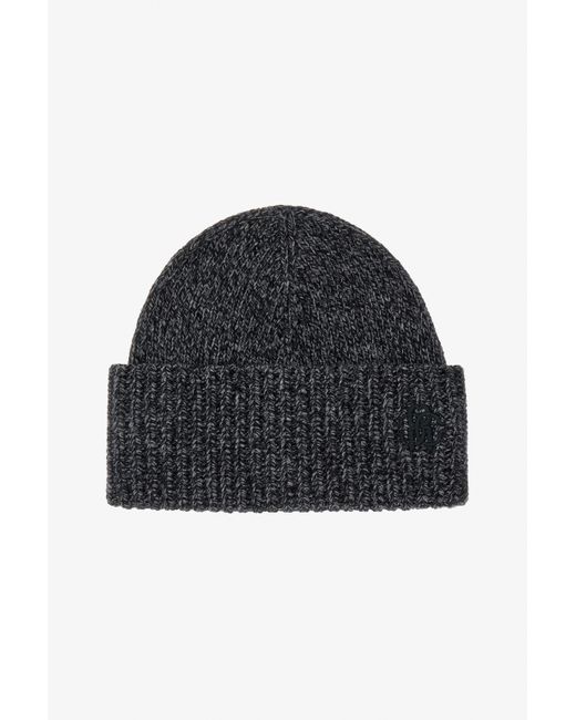 Hat With Monogram Rc Roberto Cavalli de color Black