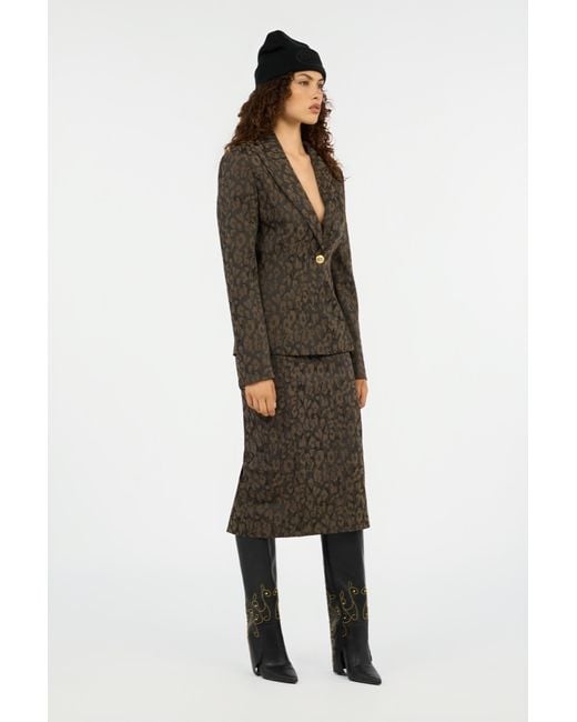 Roberto Cavalli Black Leopard Print Jacket Blazer