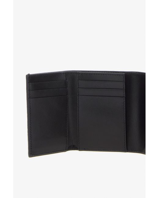 Roberto Cavalli Multicolor Small Logo-Print Leather Wallet