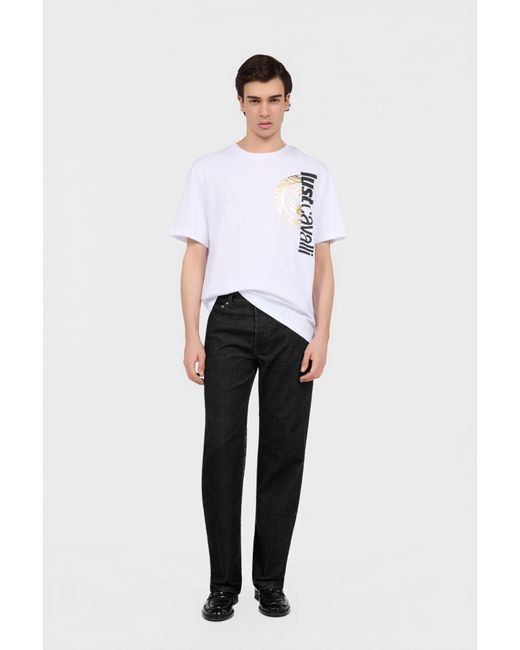 Roberto Cavalli Black Denim Trousers for men