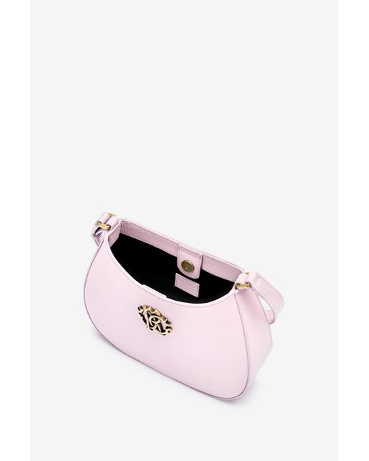 Roberto Cavalli Pink Shoulder Bag With Monogram Rc