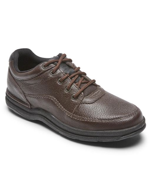 Rockport Leather Mens World Tour Men's Classic Shoes - Size 7 M - Brown ...