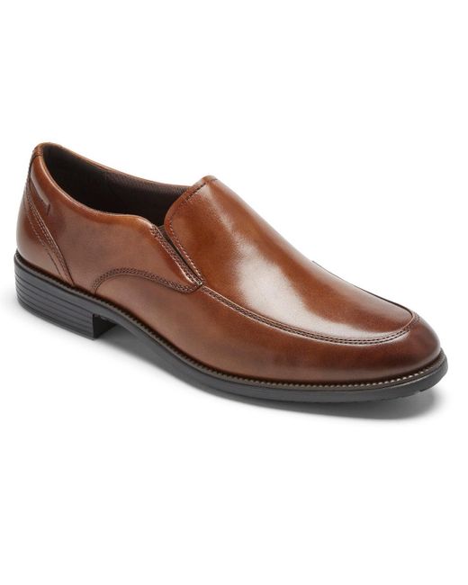 Rockport Total Motion Dressport Slip-on Shoes in Tan (Natural) for Men ...