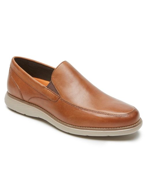 Rockport Garett Venetian Loafer Shoes in Caramel (Brown) for Men | Lyst