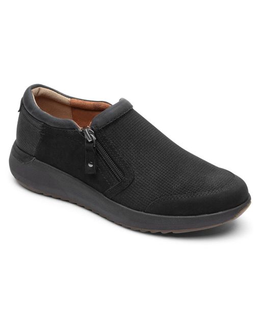 Rockport Cobb Hill S Skylar Zip Slipon Shoes in Black Lyst