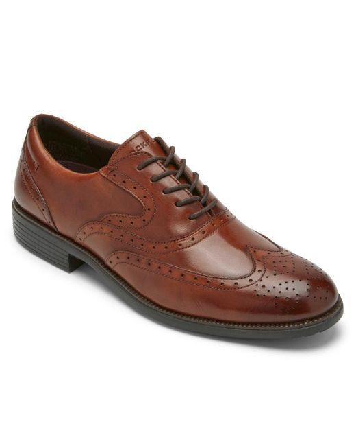 rockport men's total motion fusion wingtip shoe