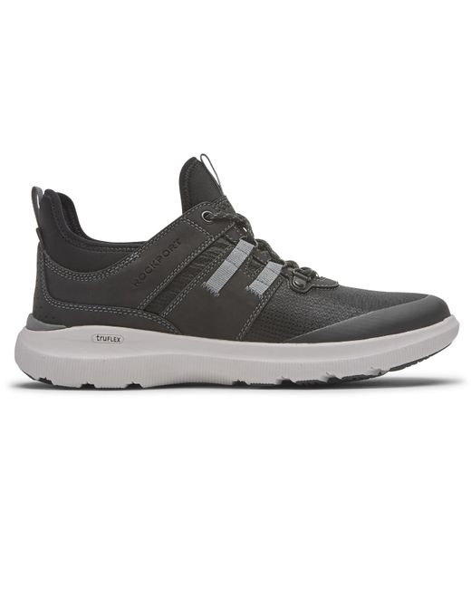 rockport black sneakers