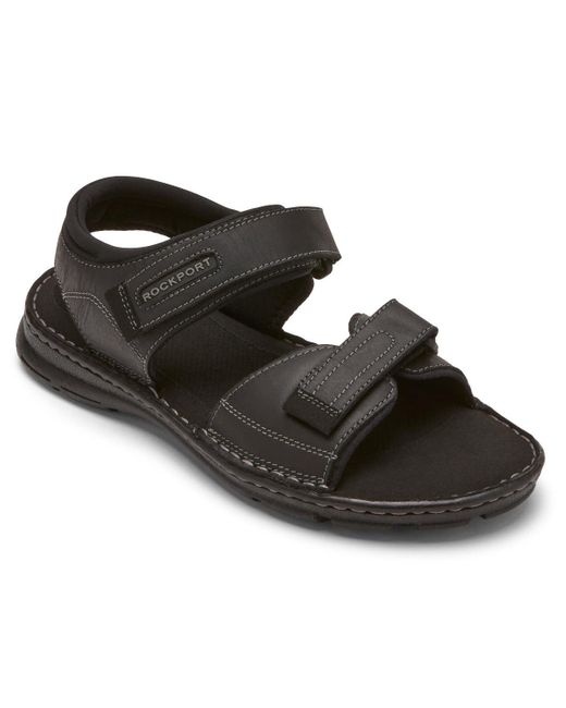rockport men's darwyn xband slide sandal