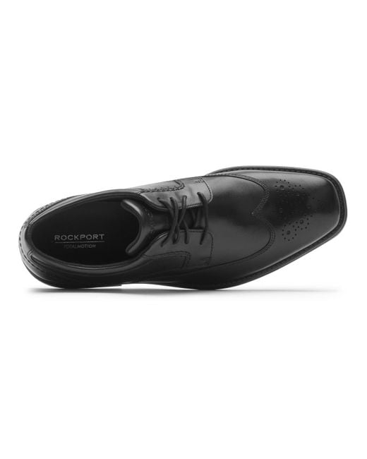 rockport men's total motion fusion wingtip shoe