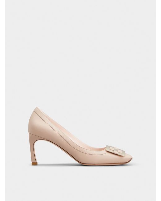 Escarpins Trompette Roger Vivier en coloris Natural