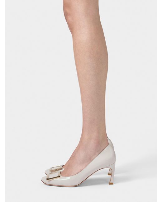 Roger Vivier Natural Trompette Pumps