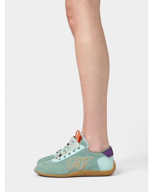 Roger Vivier Green Viv Low Sneakers