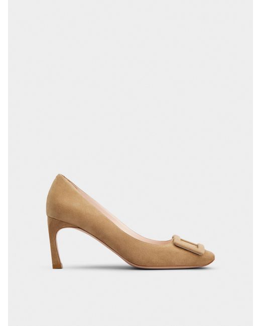 Roger Vivier Natural Trompette Pumps