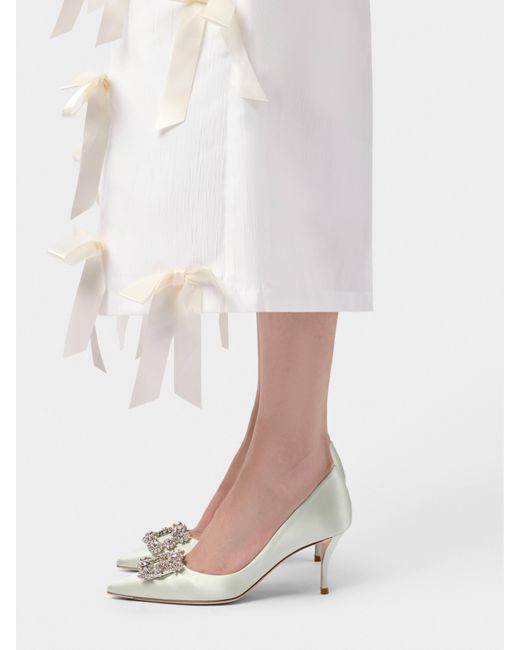 Roger Vivier White Efflorescence Pumps