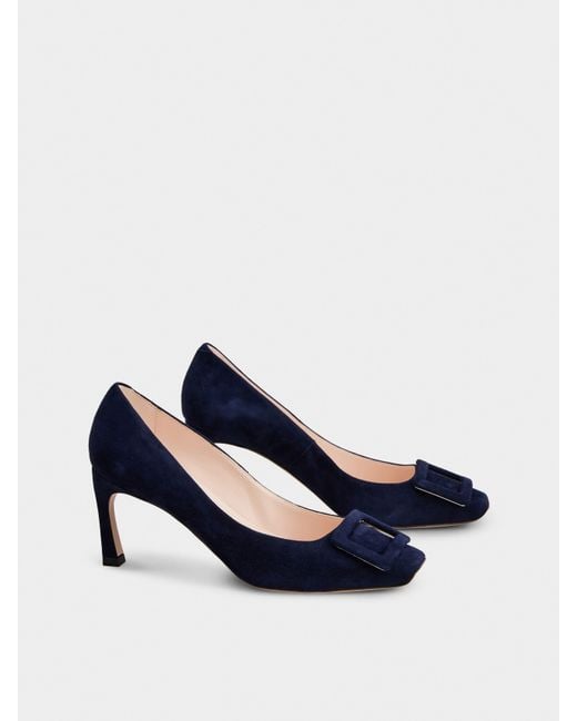 Roger Vivier Blue Trompette Pumps