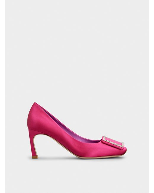 Roger Vivier Pink Trompette Pumps