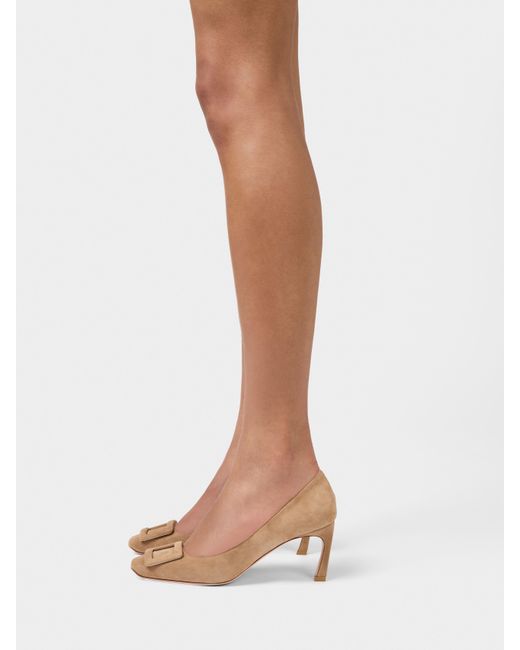 Roger Vivier Natural Trompette Pumps