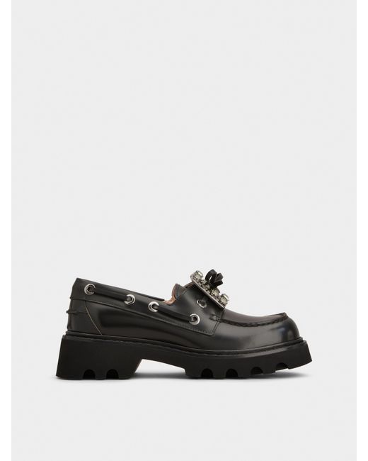 Roger Vivier White Viv' Rangers Truck Boat Shoes