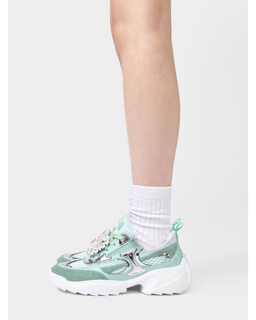 Roger Vivier Blue Viv' O The Run Sneakers
