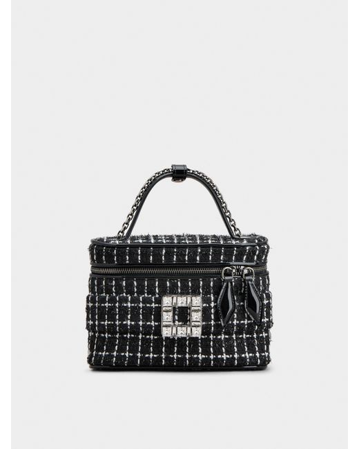 Roger Vivier ROGER VIVIER Black leather bucket bag Très Vivier main image 0