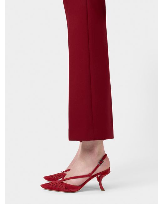 Roger Vivier Red Virgule D'Orsay Pumps