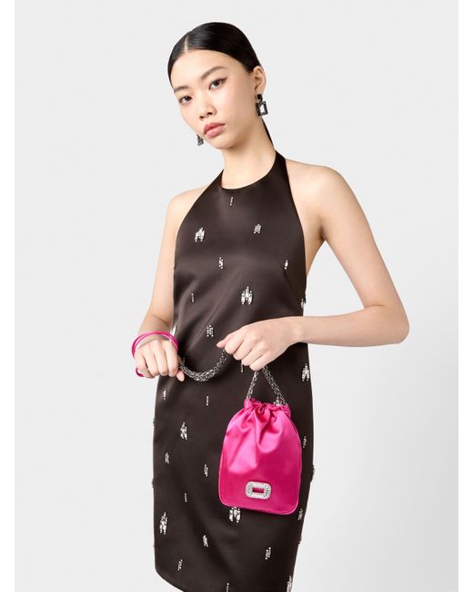Roger Vivier Pink Pilgrim Nano Bag