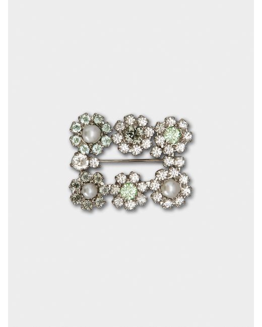 Roger Vivier White Efflorescence Brooch