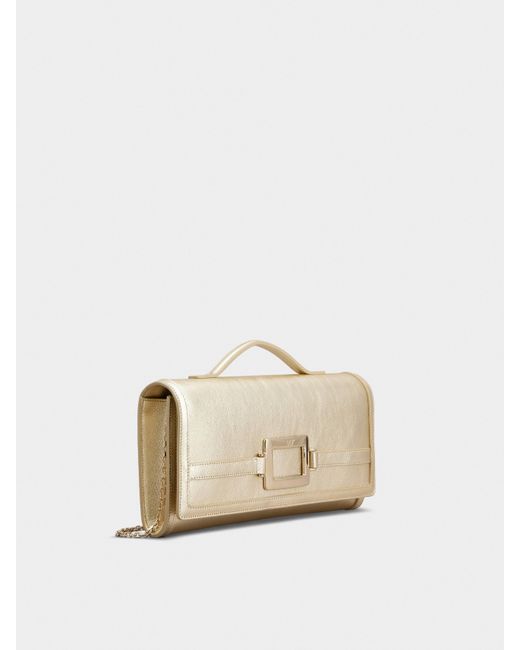 Roger Vivier Natural Belle Vivier Clutch
