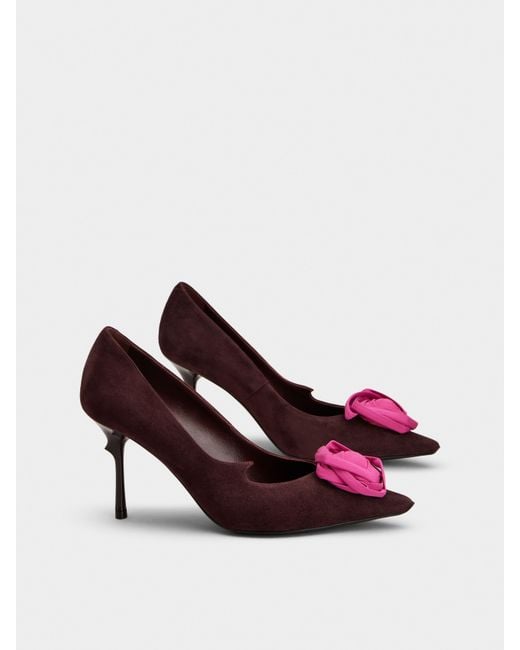 Roger Vivier Red Rose Vivier Pumps