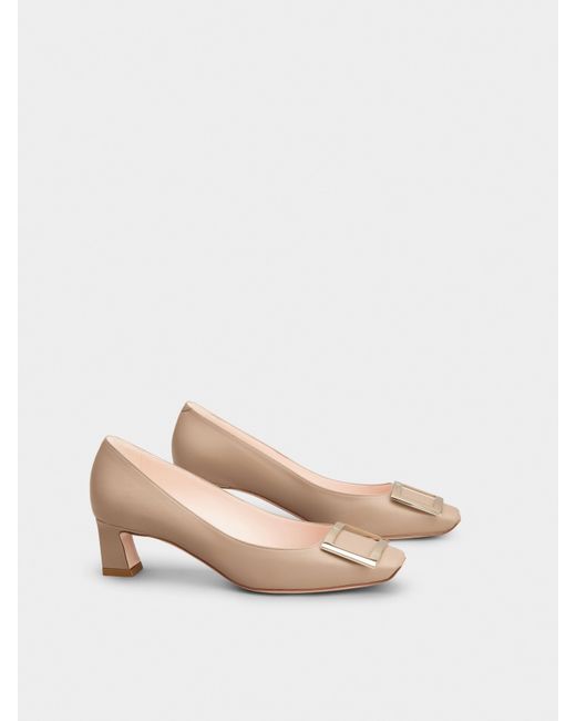 Roger Vivier Natural Trompette Pumps