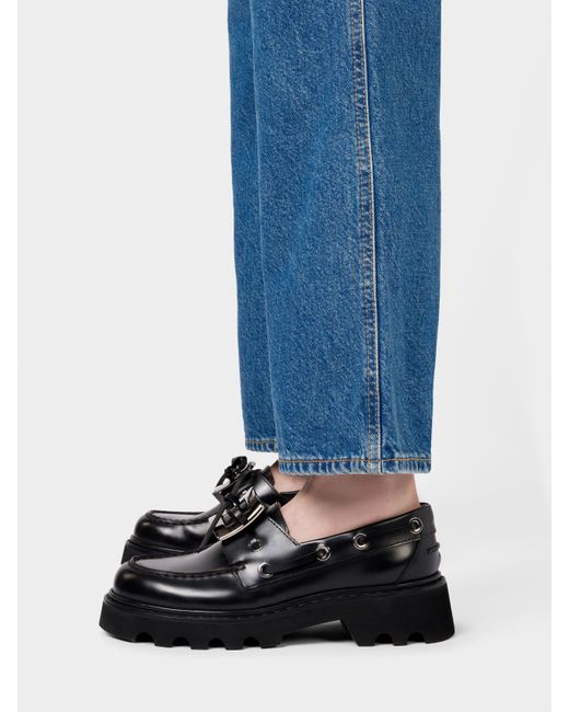 Roger Vivier White Viv' Rangers Truck Boat Shoes