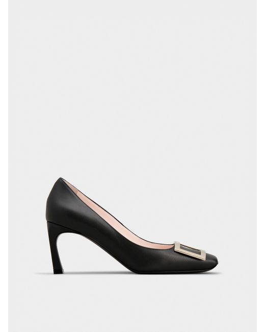 Roger Vivier White Trompette Pumps