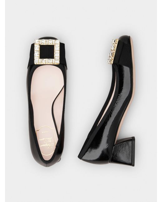 Roger Vivier White Très Vivier Pumps