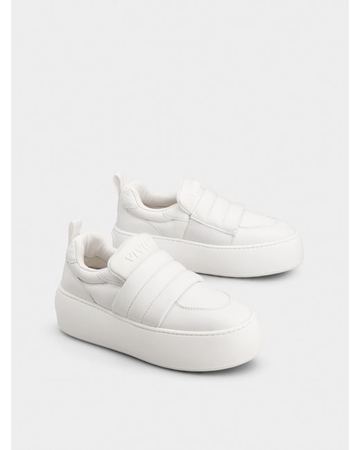 Roger Vivier White Viv' Up Sneakers