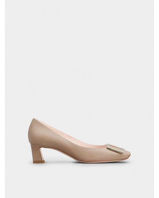 Roger Vivier Natural Trompette Pumps