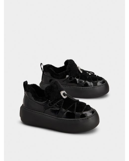 Roger Vivier Black Sneakers Viv' Up