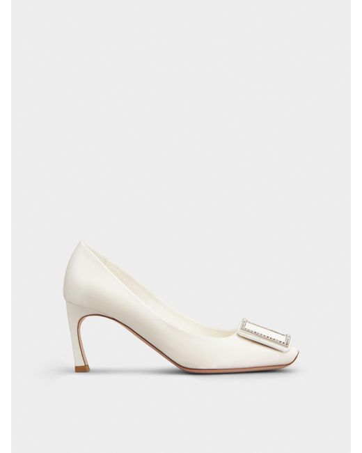 Roger Vivier Natural Trompette Pumps