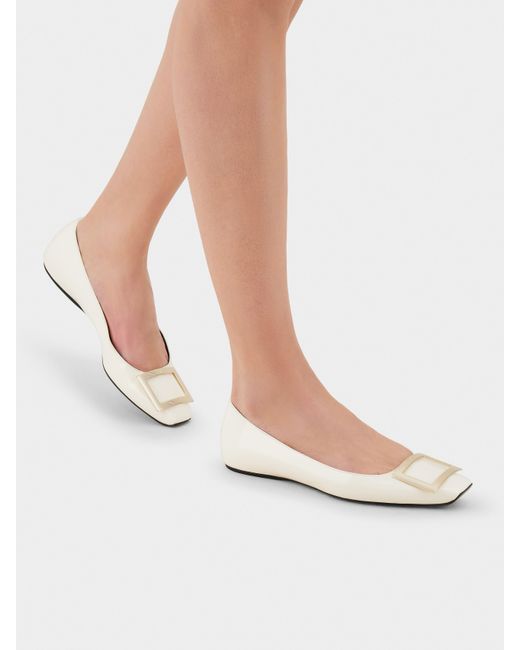 Roger Vivier Pink Trompette Ballerinas