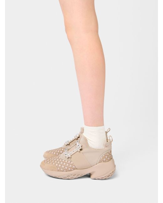 Roger Vivier White Viv' Run Sneakers