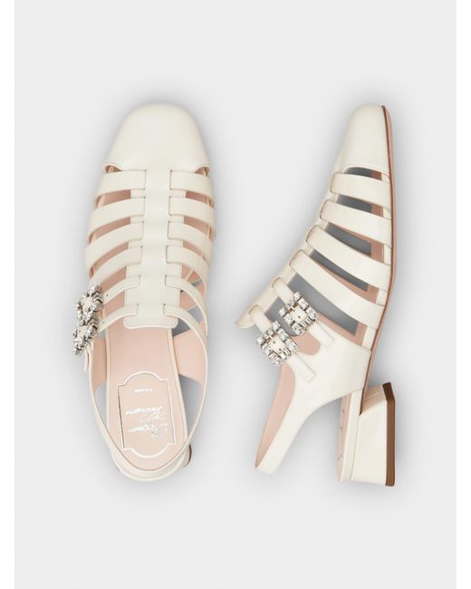 Roger Vivier Natural Sandalen Très Vivier