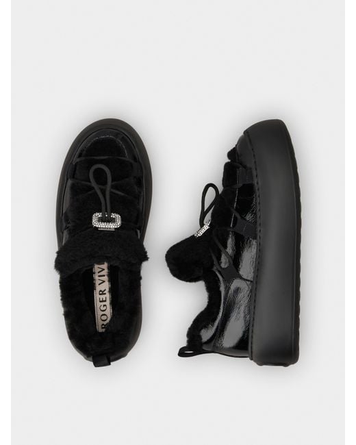Roger Vivier Black Sneakers Viv' Up