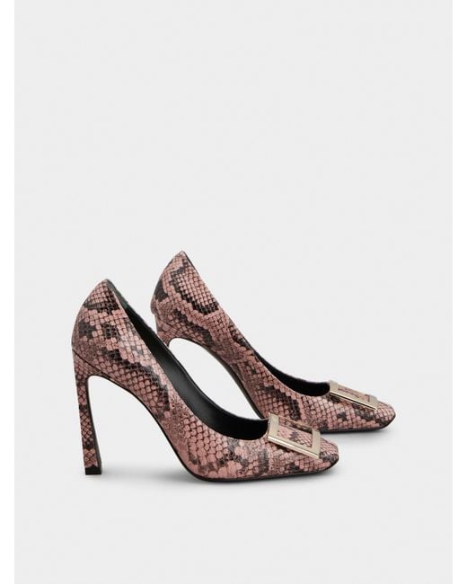 Roger Vivier White Trompette Pumps
