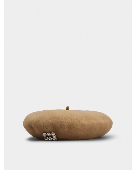 Roger Vivier White Efflorescence Beret