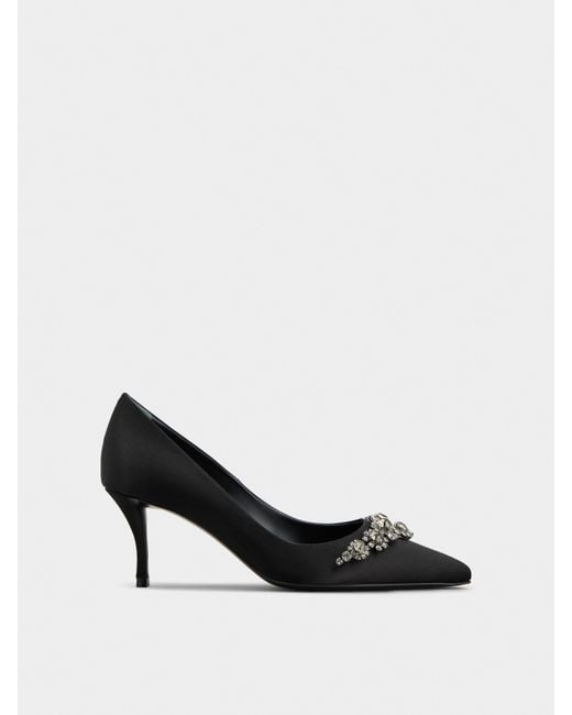 Roger Vivier Women's Black Efflorescence Pumps