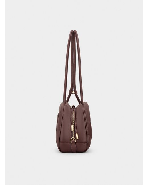 Roger Vivier Brown Rose Vivier Shoulder Bag
