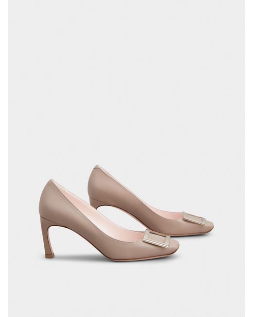 Roger Vivier Natural Trompette Pumps
